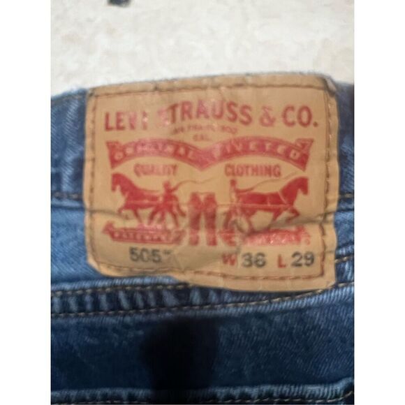 Levi Mens 505 Regular Fit Sz 36/29 - Picture 4 of 6